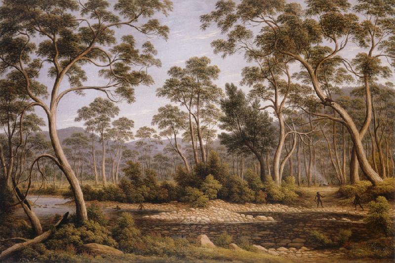 John glover The River Nile,Van Diemen's Land from Mr Glover's from 1837